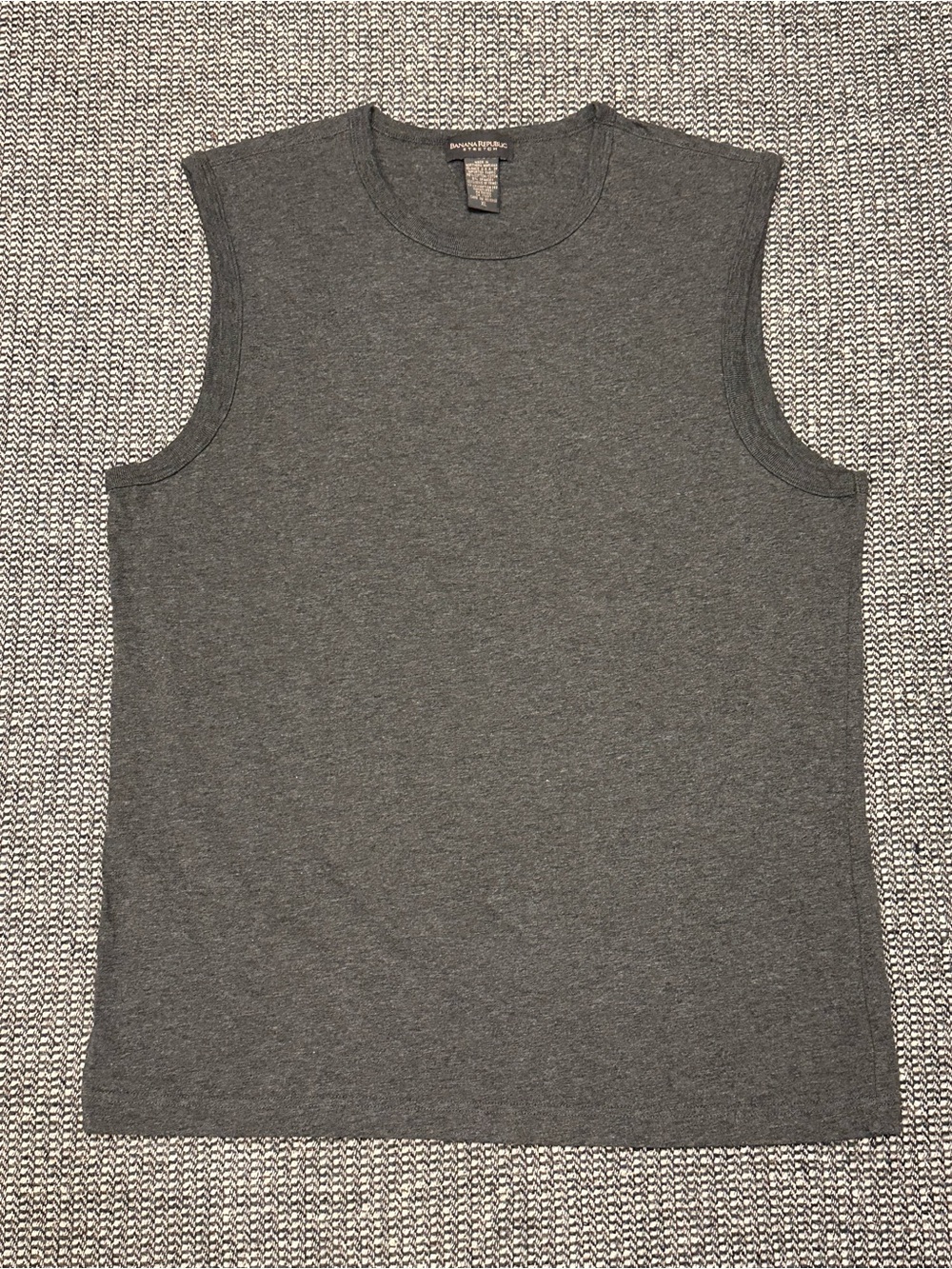 Banana Republic Gray Sleeveless Stretch Tank Top